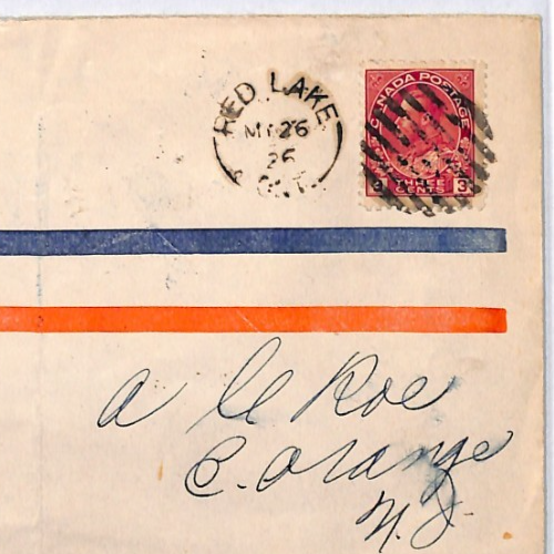 CANADA Air 1926 Cover ELLIOT-FAIRCHILD 25c PATRICIA Airways *ERROR* Cachet YH336 - Image 9