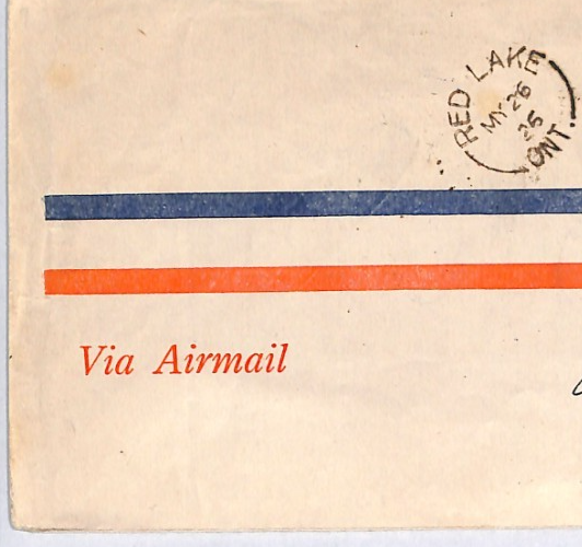 CANADA Air 1926 Cover ELLIOT-FAIRCHILD Stamp PATRICIA Date ERROR CORRECTED YH333 - Image 10