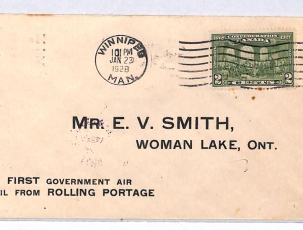 CANADA Air Mail Cover FIRST FLIGHT 1928 Winnipeg *JACKSON MANION* Ont YH295