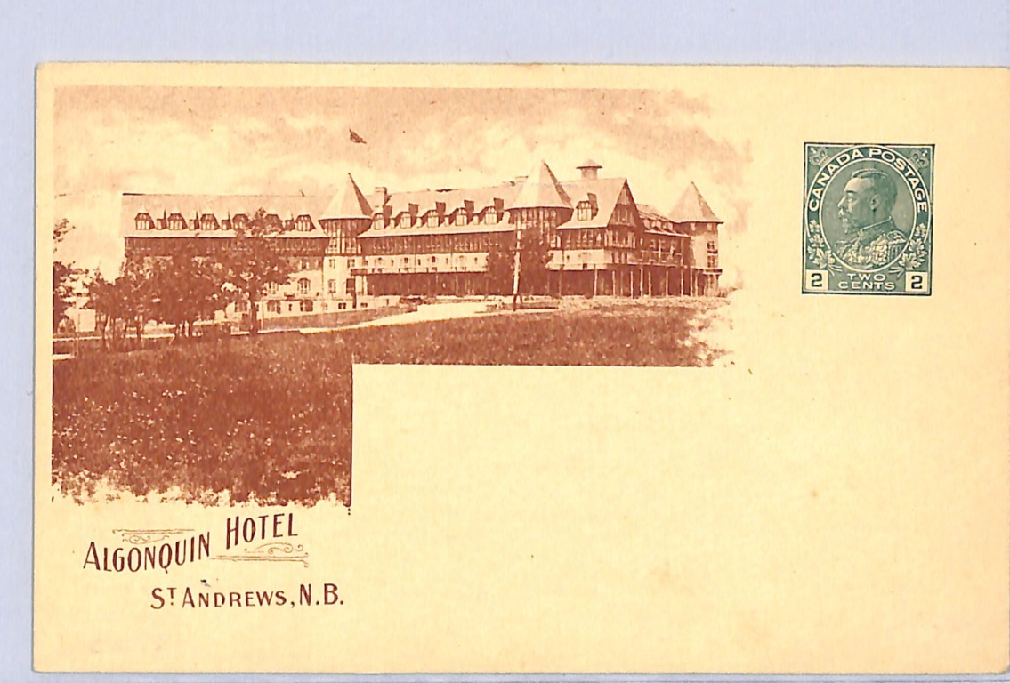 CANADA CPR RAILWAY Advert ALGONQUIN HOTEL KGV Card *FREIGHT OFFICE* Cachet WA181 - Image 4