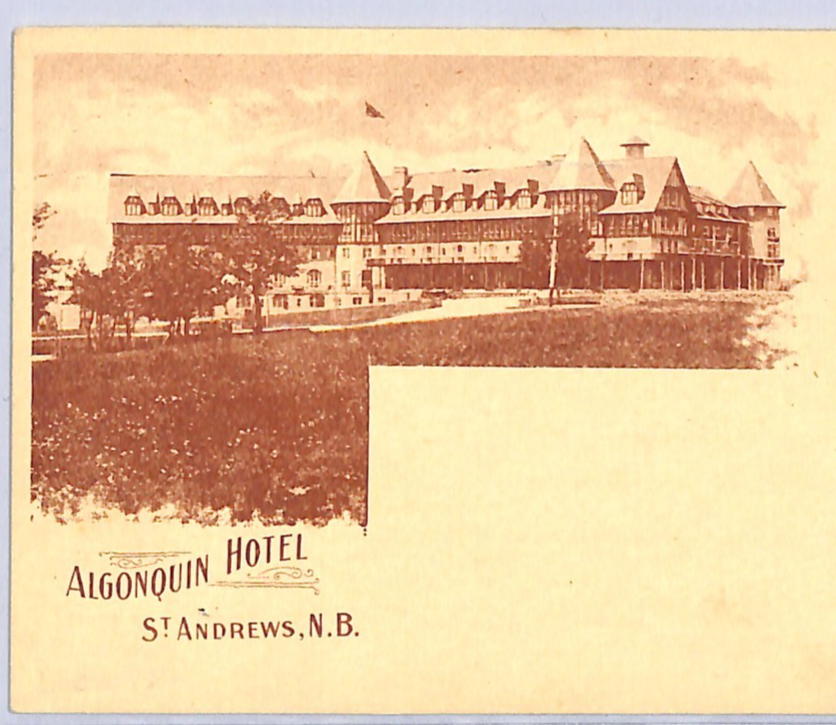 CANADA CPR RAILWAY Advert ALGONQUIN HOTEL KGV Card *FREIGHT OFFICE* Cachet WA181 - Image 6