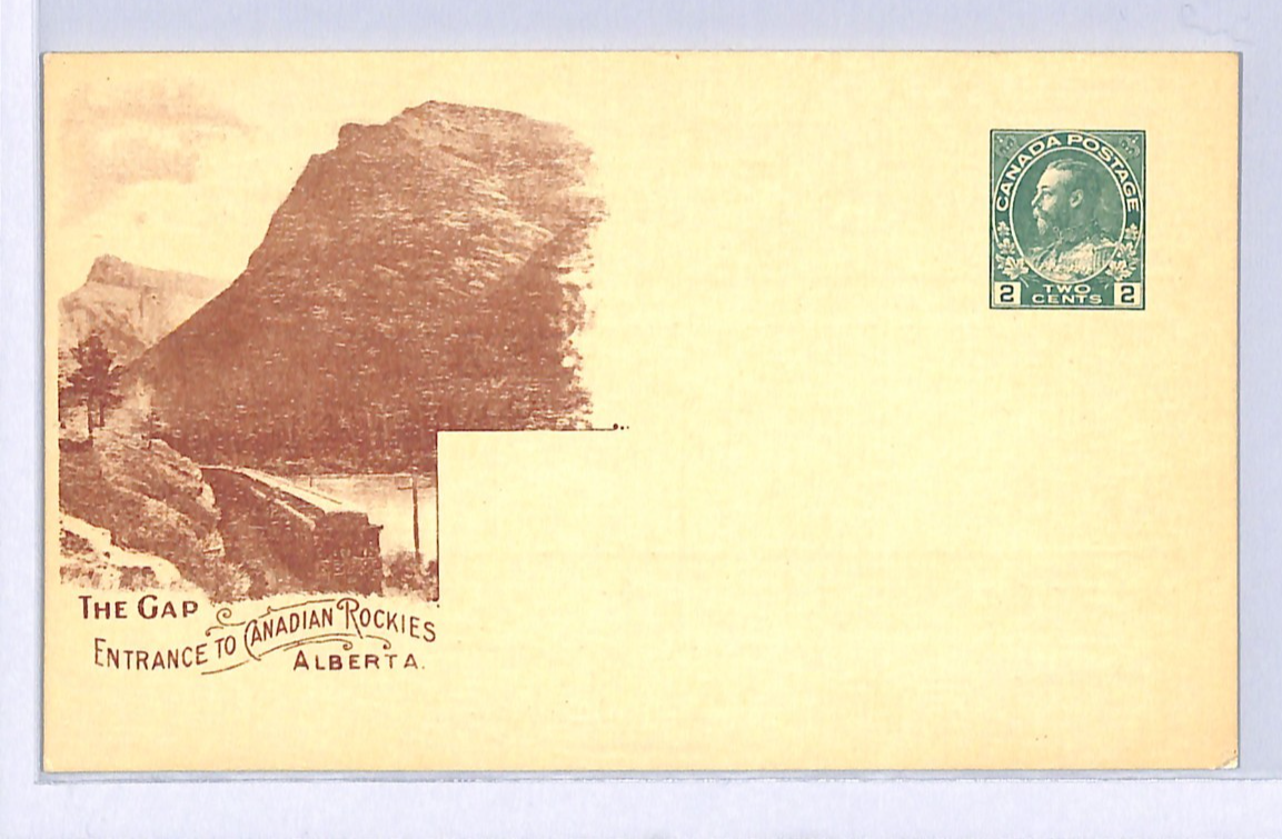 CANADA CPR RAILWAY Advert *FRENCH LANGUAGE* KGV Card ROCKY MOUNTAINS GAP WA178 - Image 3