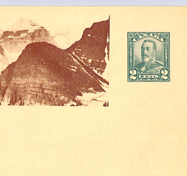 CANADA CPR RAILWAY Advert KGV 2c Card LAKE LOUISE *FRENCH* Rocky Mountains WA174 - Image 7