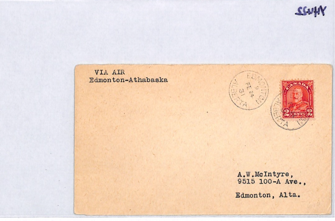 CANADA *Commercial Airways* Air Mail 1931 Cover Edmonton {samwells-covers}YH422 - Image 12