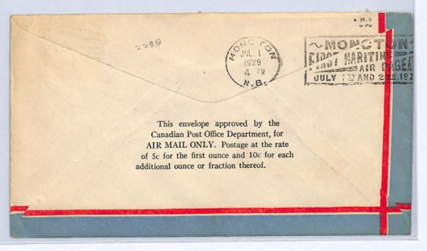 CANADA Cover 1929 AIR PAGEANT FIRST FLIGHT Sydney NS AEROPLANE Illustrated XW358 - Image 3