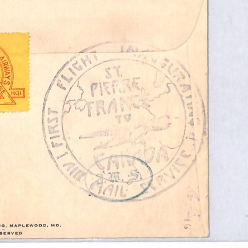 CANADA Cover INTERRUPTED 1931 NEWFOUNDLAND Airways FRANCE Retour 1934 YH335 - Image 8