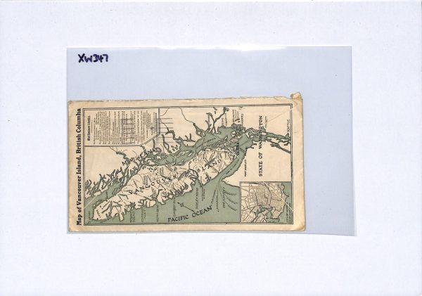 CANADA KGV Cover *VANCOUVER ISLAND* BC Map Illustrated 1923 Kent BIRDS XW347 - Image 10