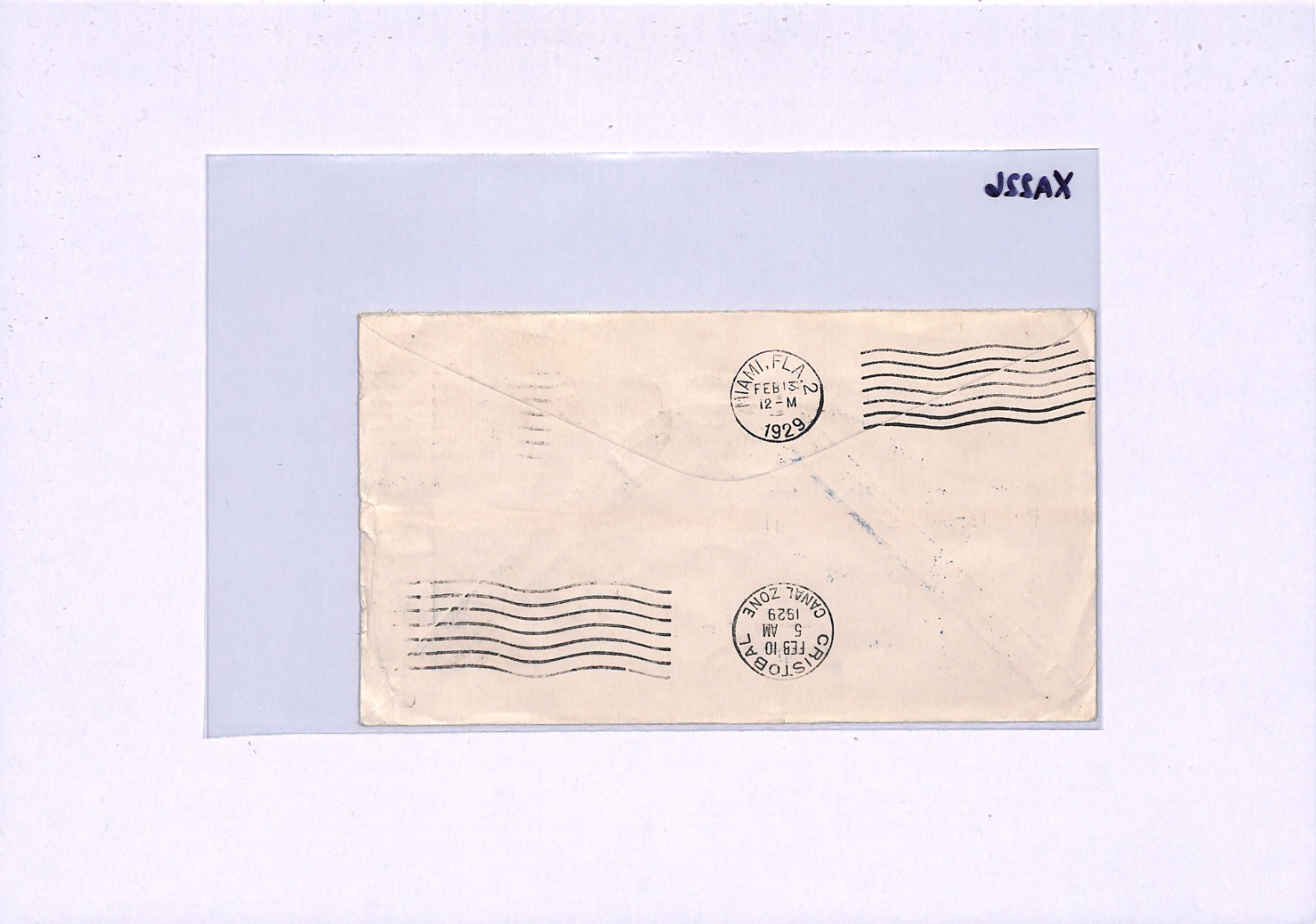 CANAL ZONE USA Air Mail Cover FIRST FLIGHT 1929 Balboa New York {samwells}XA226 - Image 8