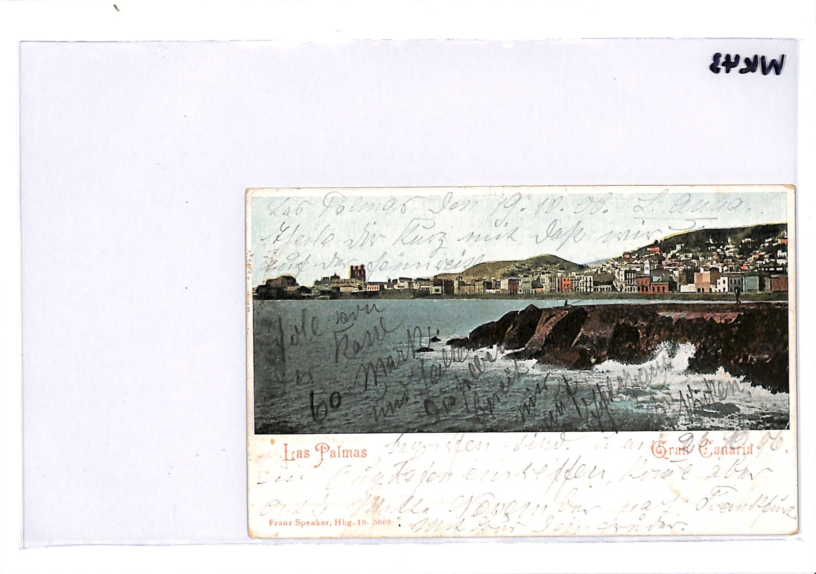 CANARY ISLANDS Card Germany *Feldpostbrief* WESTAFRIKA LINIE XLIV Ship 1906 WK43 - Image 6