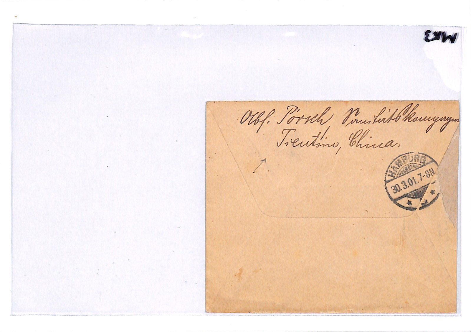 CHINA BOXER WAR Cover EXPEDITIONSCORPS 1901 CDS FPO Germany SOLDIER Tientsin WK3 - Image 11