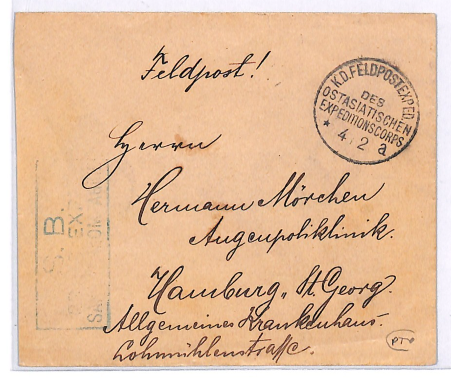 CHINA BOXER WAR Cover EXPEDITIONSCORPS 1901 CDS FPO Germany SOLDIER Tientsin WK3 - Image 3