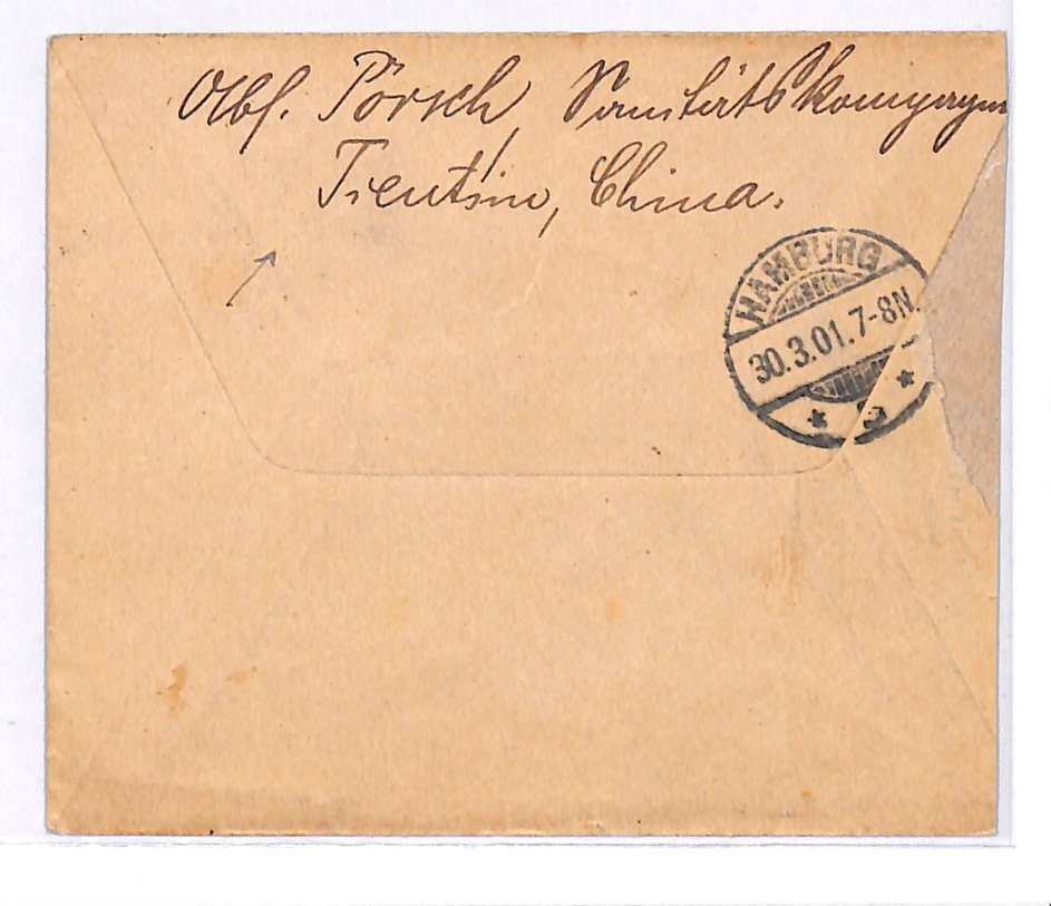 CHINA BOXER WAR Cover EXPEDITIONSCORPS 1901 CDS FPO Germany SOLDIER Tientsin WK3 - Image 4