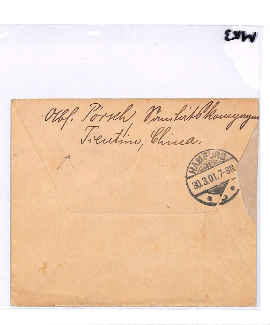 CHINA BOXER WAR Cover EXPEDITIONSCORPS 1901 CDS FPO Germany SOLDIER Tientsin WK3 - Image 9