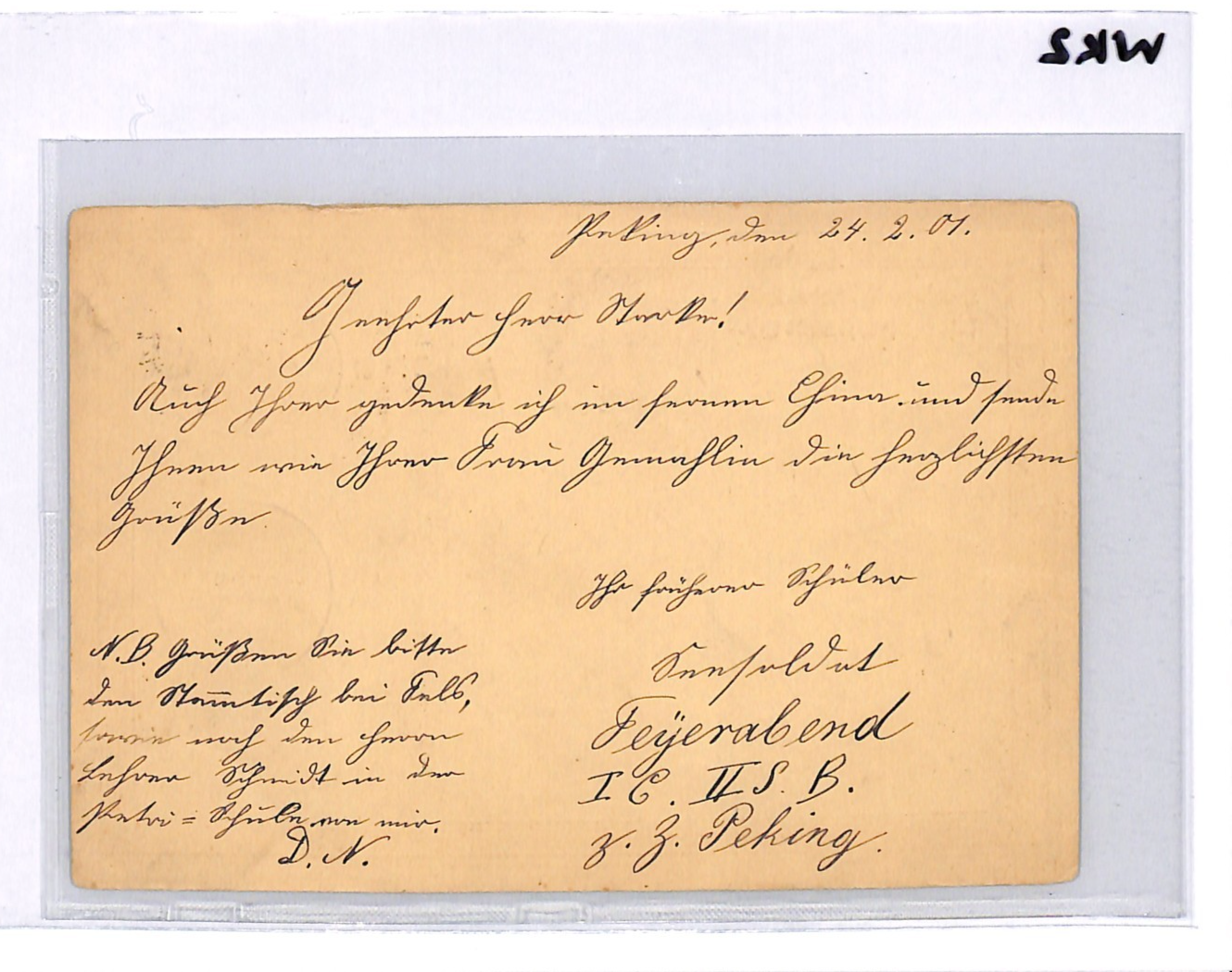 CHINA Stationery BOXER WAR Card *FELD-POST No.2* FPO 1901 CDS Germany Forces WK2 - Image 10