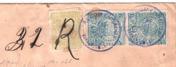 COLOMBIA Cover 1904 Barranquilla 10 Pesos Reg AUSTRIA-HUNGARY CONSUL Wafer WX62 - Image 12