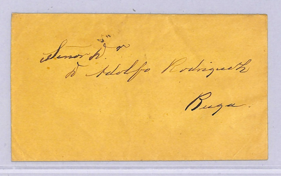 COLOMBIA Cover 50c CUBIERTA Stationery Used Bogota 1888 Buga {Moorhouse}WT95 - Image 3