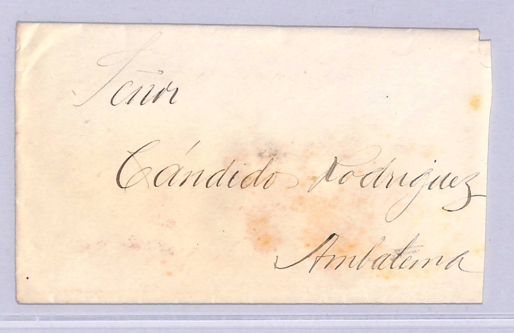 COLOMBIA Cover 50c Rose *CUBIERTA* Used Bogota 1888 Ambalema {Moorhouse}WT98 - Image 3