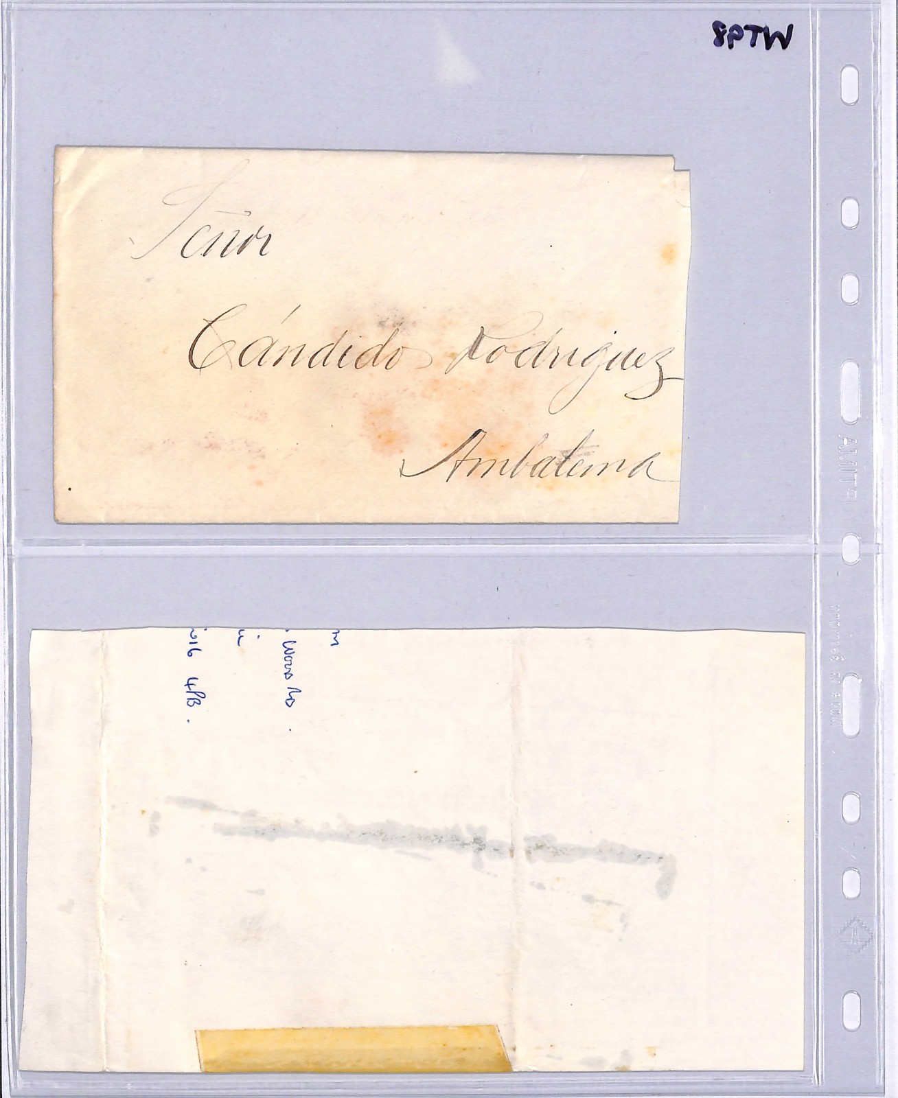 COLOMBIA Cover 50c Rose *CUBIERTA* Used Bogota 1888 Ambalema {Moorhouse}WT98 - Image 5