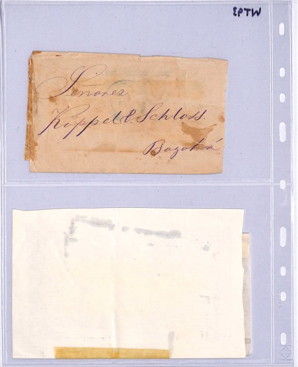 COLOMBIA Cover *FLAG* 50c CUBIERTA Used 1881 La Mesa Stationery {Moorhouse}WT93 - Image 3