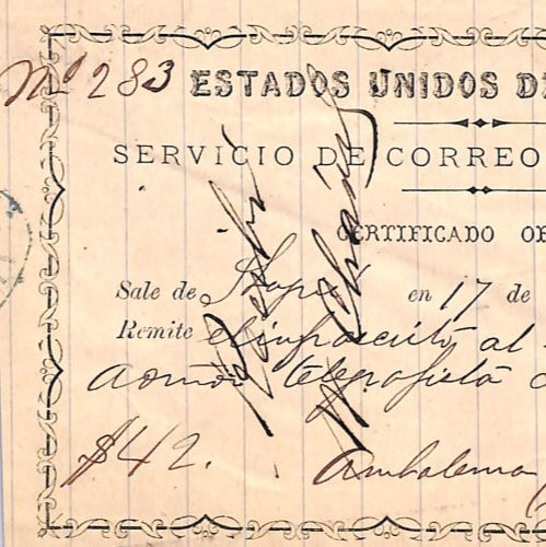 COLOMBIA Official CUBIERTA 1886 Insured Letter Stationery *UNLISTED TYPE* WZ351 - Image 4