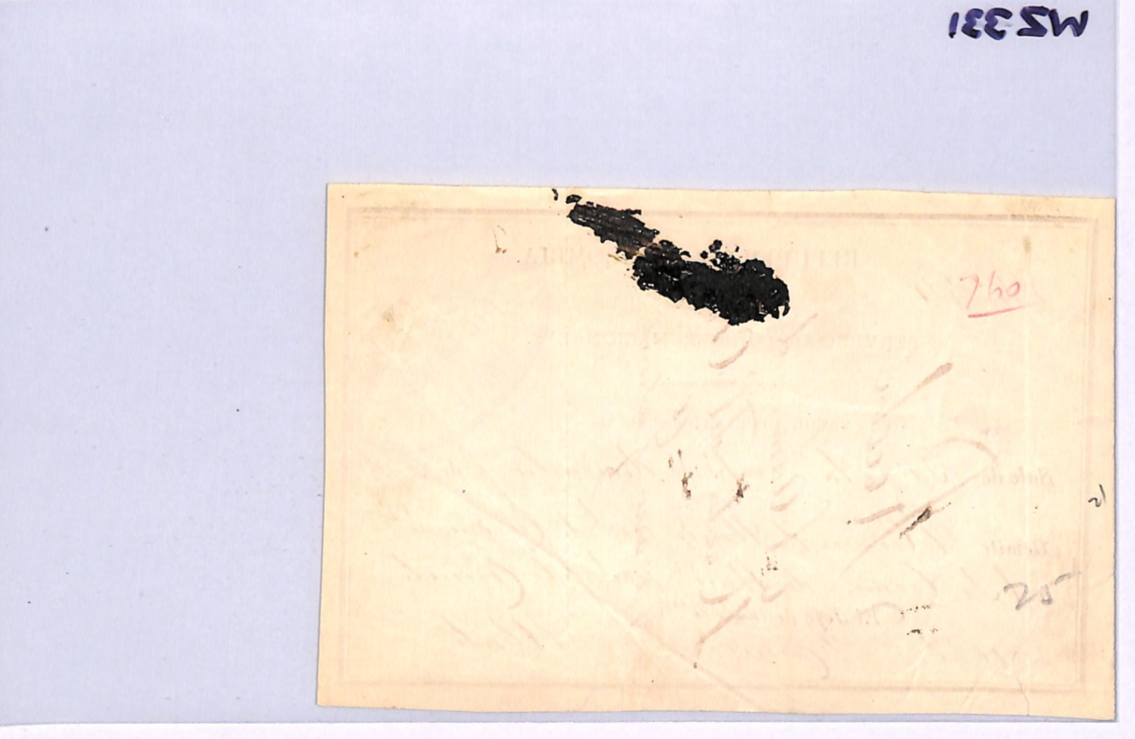 COLOMBIA Official CUBIERTA 1890 Insured Letter Stationery #GO28 Cat $200 WZ331 - Image 11