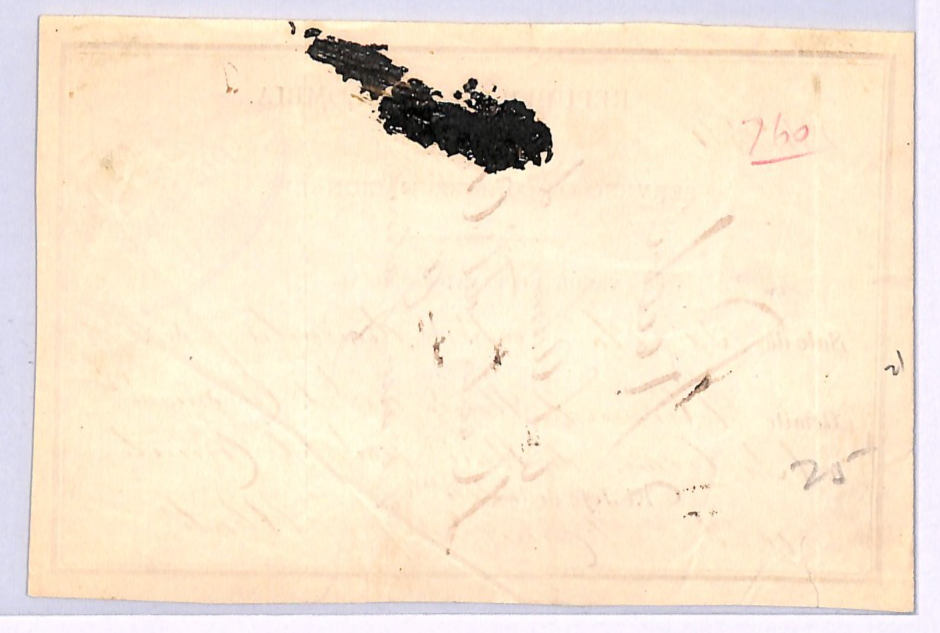 COLOMBIA Official CUBIERTA 1890 Insured Letter Stationery #GO28 Cat $200 WZ331 - Image 4