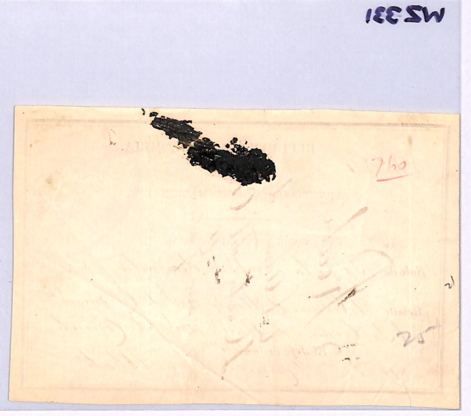 COLOMBIA Official CUBIERTA 1890 Insured Letter Stationery #GO28 Cat $200 WZ331 - Image 6