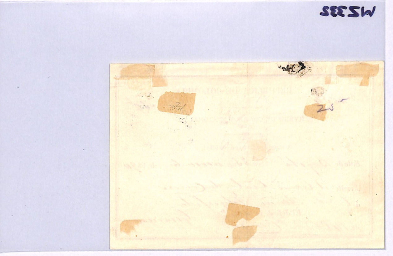 COLOMBIA Official CUBIERTA 1890 Insured Letter Stationery #GO28 Cat $200 WZ332 - Image 11