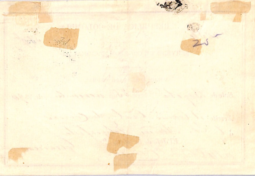 COLOMBIA Official CUBIERTA 1890 Insured Letter Stationery #GO28 Cat $200 WZ332 - Image 7