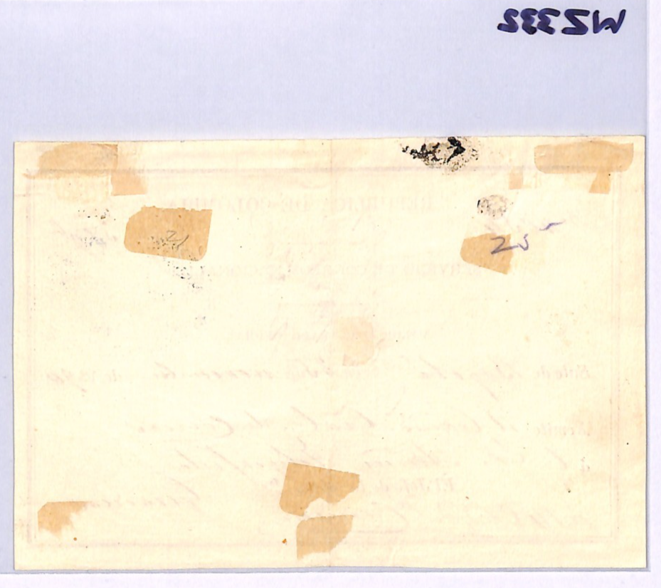 COLOMBIA Official CUBIERTA 1890 Insured Letter Stationery #GO28 Cat $200 WZ332 - Image 9