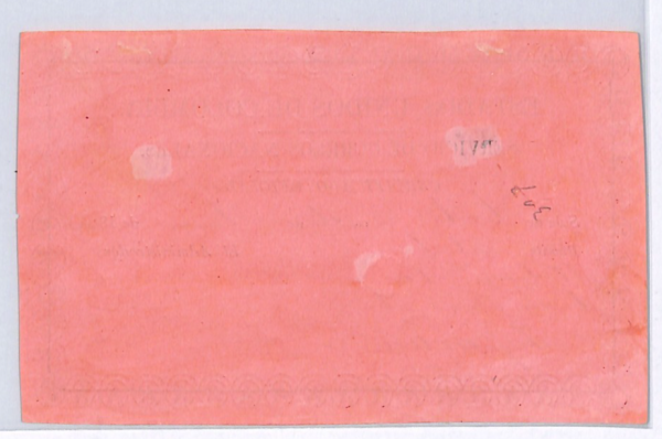 COLOMBIA Official CUBIERTA Used 1883 Cali *UNRECORDED PINK PAPER* Variety WX37 - Image 7
