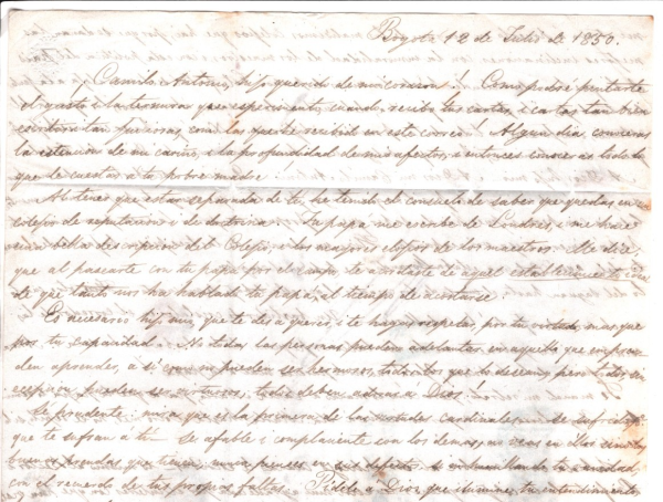 COLOMBIA Transatlantic Cover *BOGOTA/FRANCA* Blue Oval 1850 Liverpool SHIP WX56 - Image 11