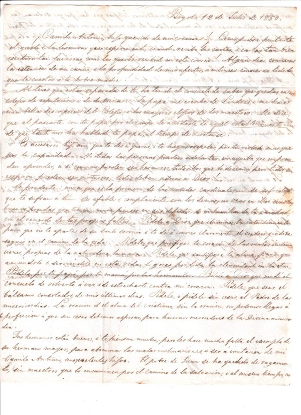 COLOMBIA Transatlantic Cover *BOGOTA/FRANCA* Blue Oval 1850 Liverpool SHIP WX56 - Image 7
