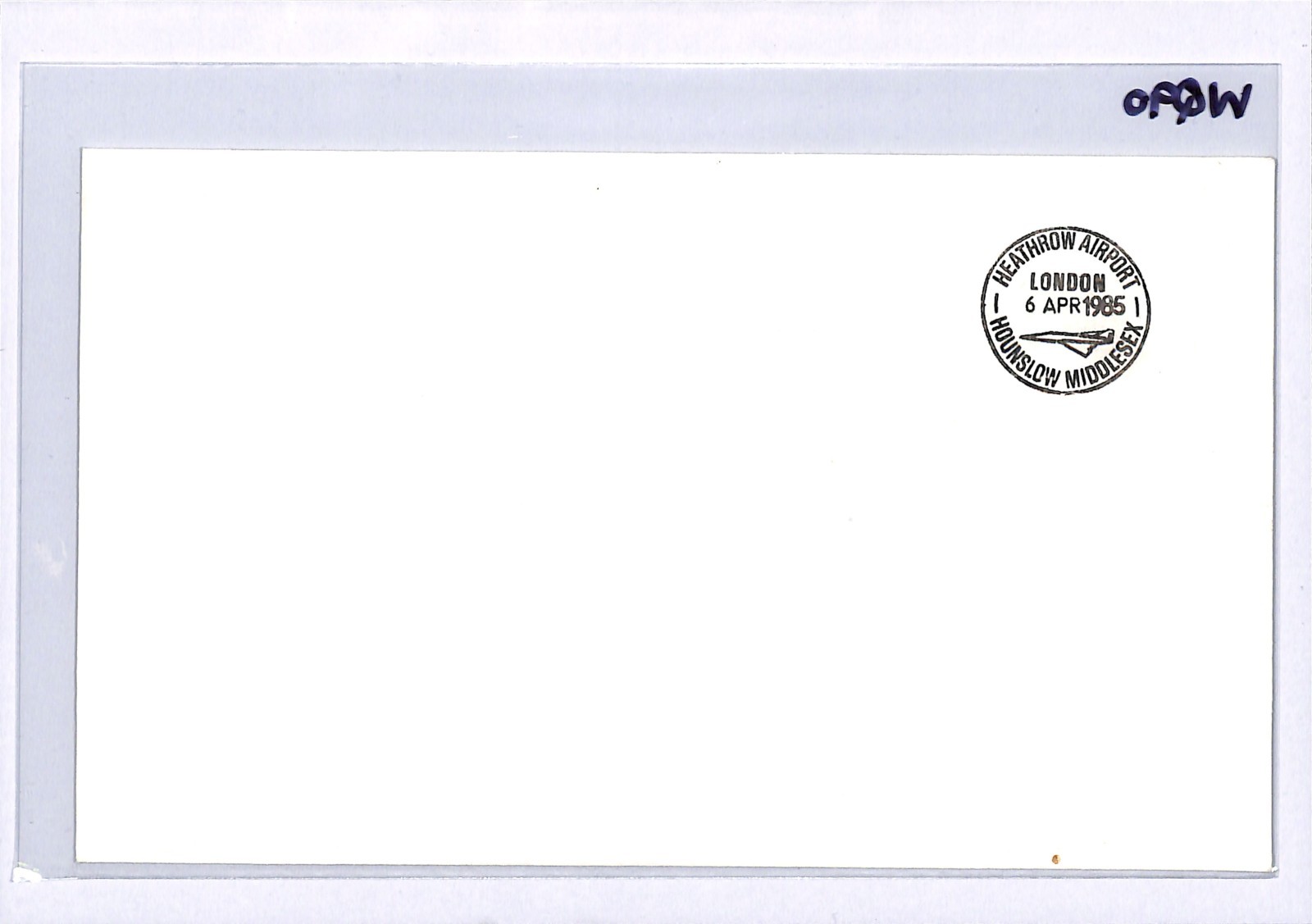 CONCORDE BRAZIL-GB FIRST FLIGHT Air Mail 1985 PILOT +CREW SIGNED Rio-London WQ90 - Image 3