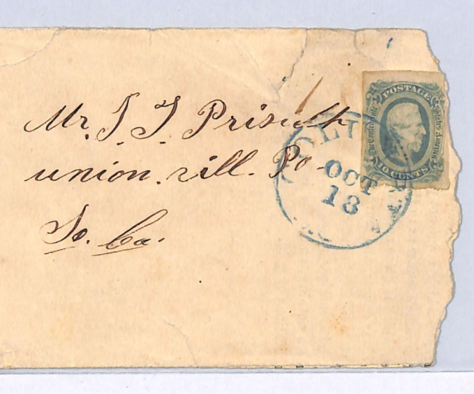 CONFEDERATE STATES Classic CSA Cover US CIVIL WAR 10c Jefferson Davis (USA)WZ195 - Image 14