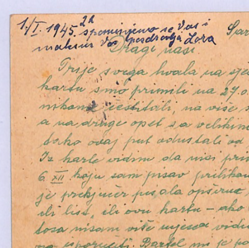 CROATIA NDH WW2 5k Uprated 2k Stationery Card *Sarajevo* TAXE 1944 Zagreb XV238 - Image 9