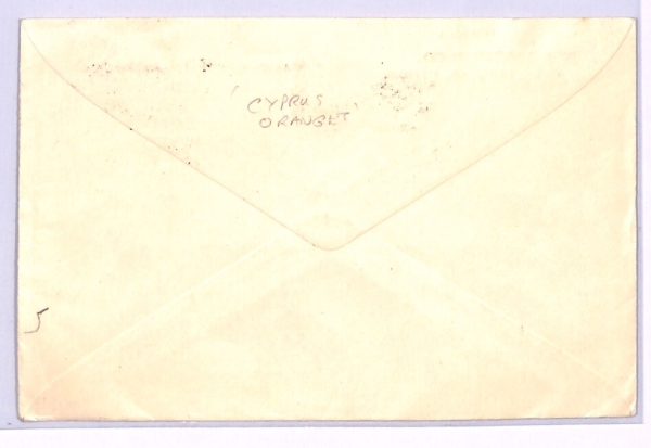 CYPRUS KGV Cover *CYPRUS ORANGES* ADVERT Cachet 1938 Limassol CDS {samwells}XH55 - Image 5