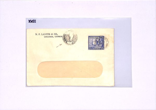 CYPRUS KGV Cover *CYPRUS ORANGES* ADVERT Cachet 1938 Limassol CDS {samwells}XH55 - Image 10