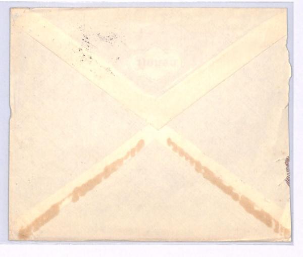 CYPRUS KGVI 3pi VICTORY/PEACE Cover 3-COLOUR FRANKING Nicosia 1947 Prague XH174 - Image 4