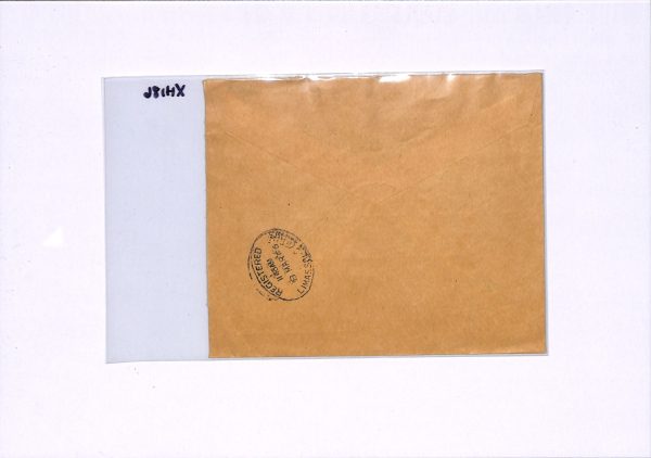 CYPRUS KGVI Cover 3-COLOUR FRANKING Larnaca 1946 Reg OTTOMAN BANK Limassol XH186 - Image 6