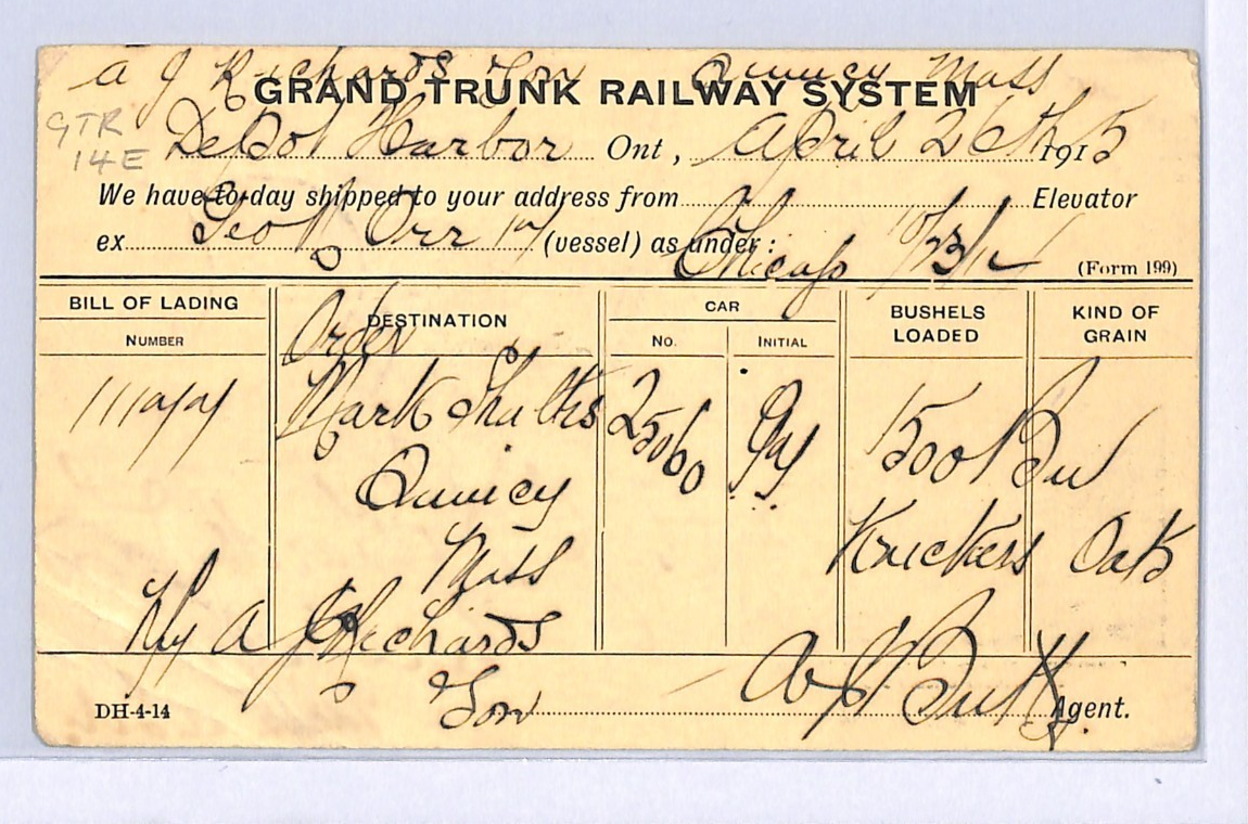 Canada GRAND TRUNK RAILWAY KGV Card CANOE & *CAMPING* 1915 Depot Harbour WA160 - Image 3