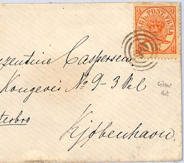 DENMARK Classic 4s ARMS Cover Rønnede 90 NUMERAL Copenhagen RAILWAY Duplex WH362 - Image 3