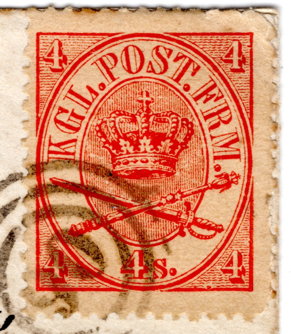 DENMARK Classic 4s ARMS Cover Rønnede 90 NUMERAL Copenhagen RAILWAY Duplex WH362 - Image 7