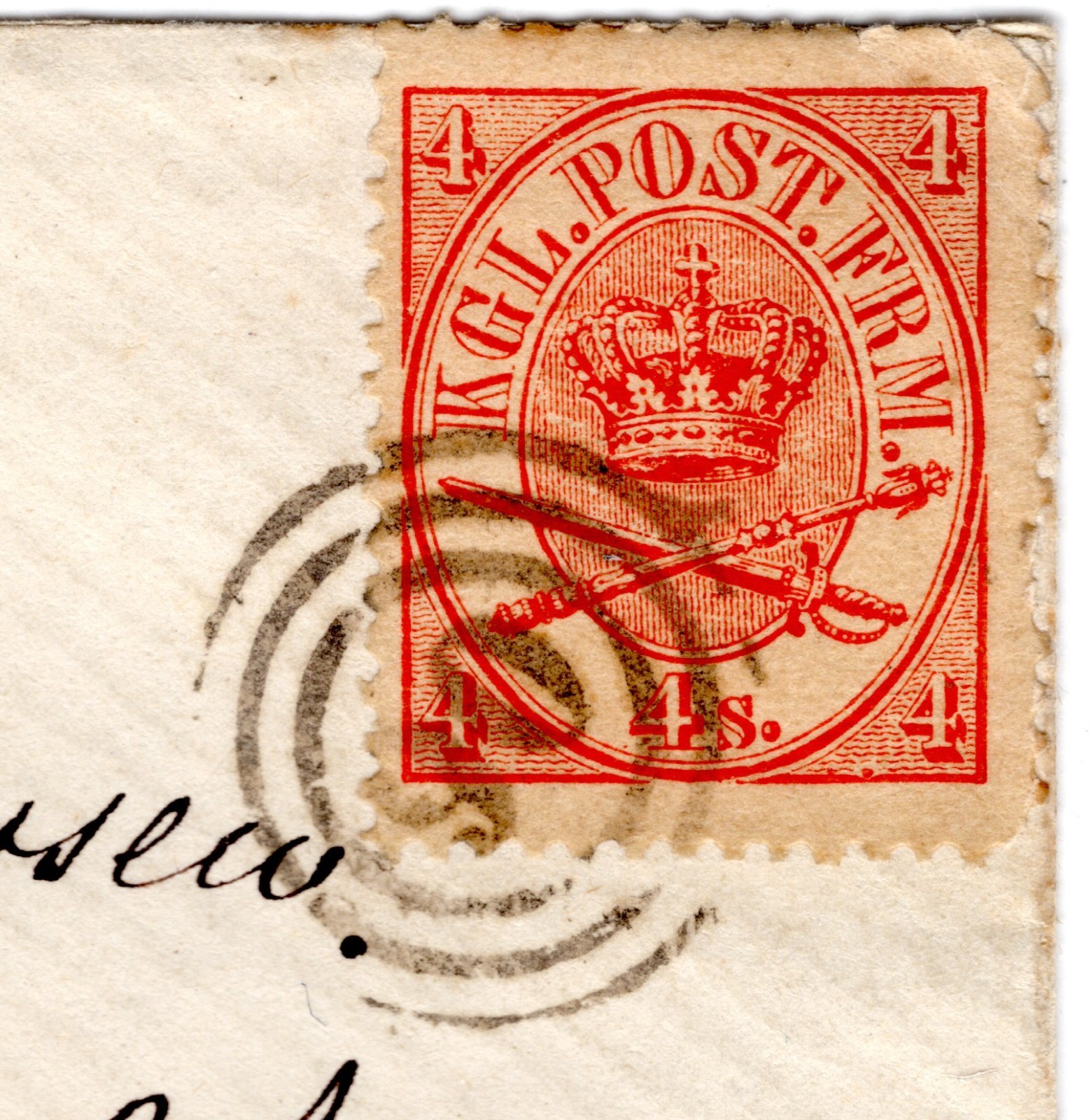 DENMARK Classic 4s ARMS Cover Rønnede 90 NUMERAL Copenhagen RAILWAY Duplex WH362 - Image 8
