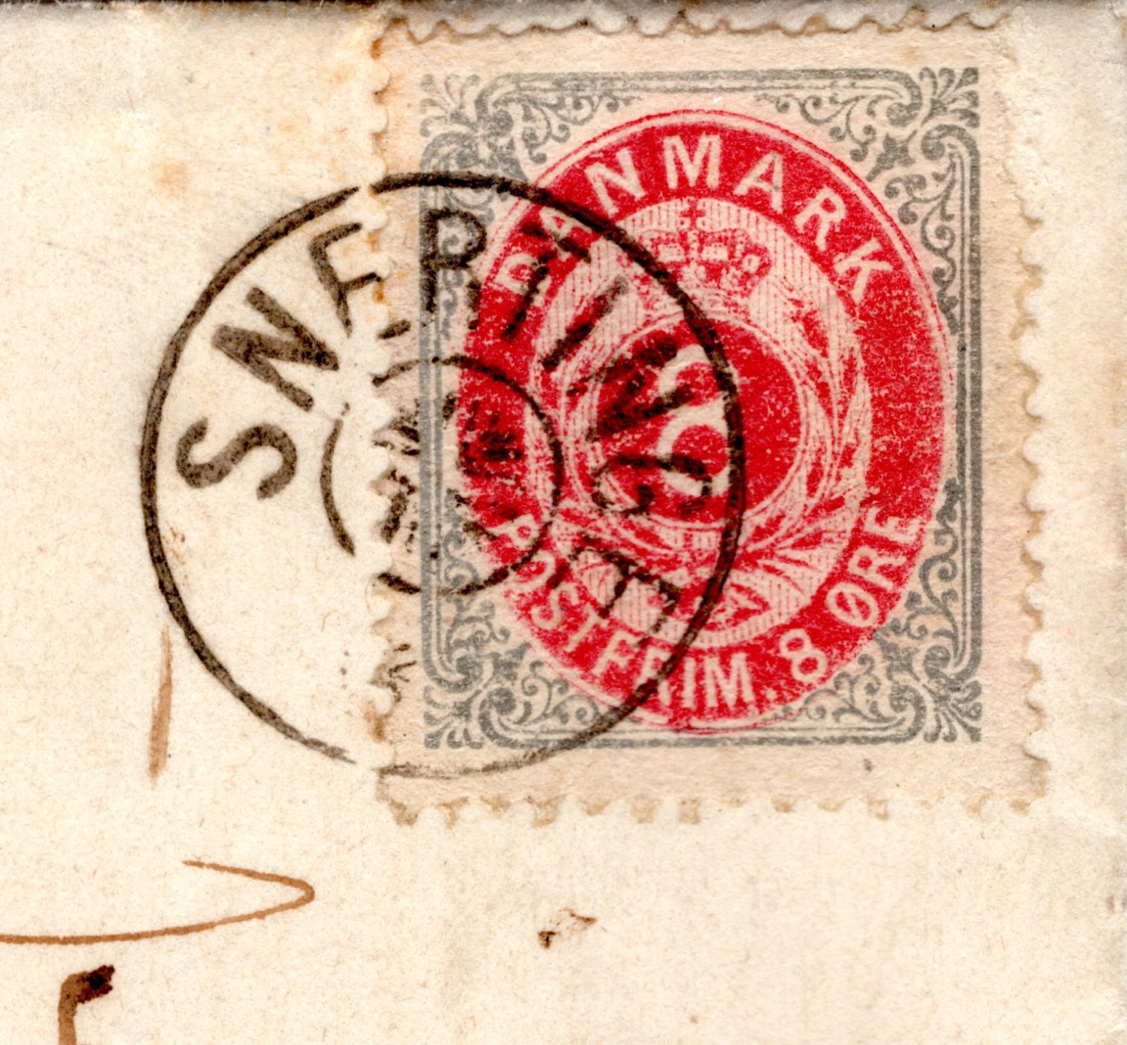 DENMARK Classic 8o Cover c1875 *Snertinge* VILLAGE CANCEL Jyderup CDS WH361 - Image 9