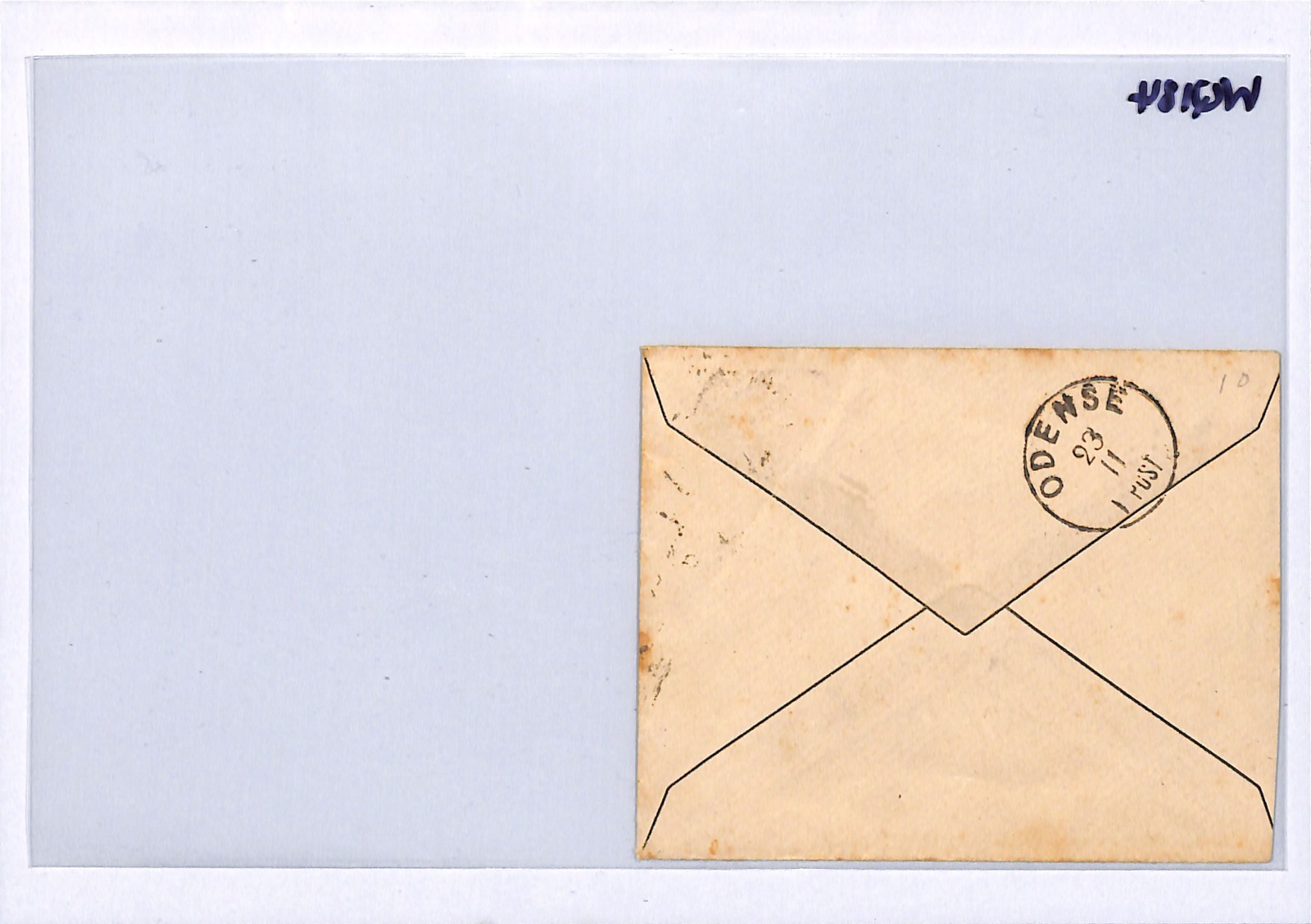 DENMARK STATIONERY CUT-OUT Cover Aarhus Odense 1906?{samwells-covers}WQ184 - Image 11