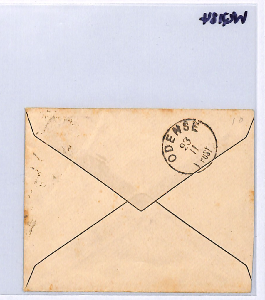 DENMARK STATIONERY CUT-OUT Cover Aarhus Odense 1906?{samwells-covers}WQ184 - Image 8