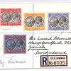 DOMINICA KGV 2s/6d HIGH VALUE Cover Registered GPO 1949 Zurich {samwells}YD263 - Image 5