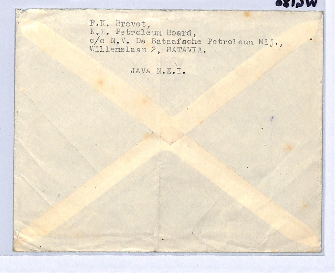 DUTCH EAST INDIES/INDONESIA Cover *RAPWI* 1946 CDS Air SKYMASTER London WG180 - Image 4