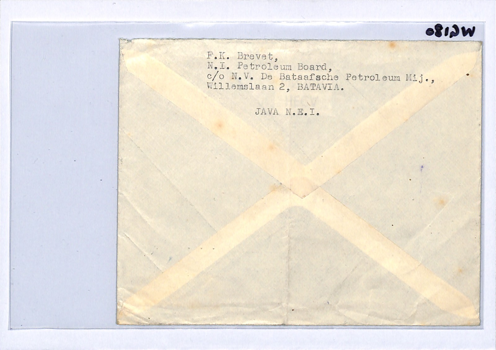 DUTCH EAST INDIES/INDONESIA Cover *RAPWI* 1946 CDS Air SKYMASTER London WG180 - Image 6